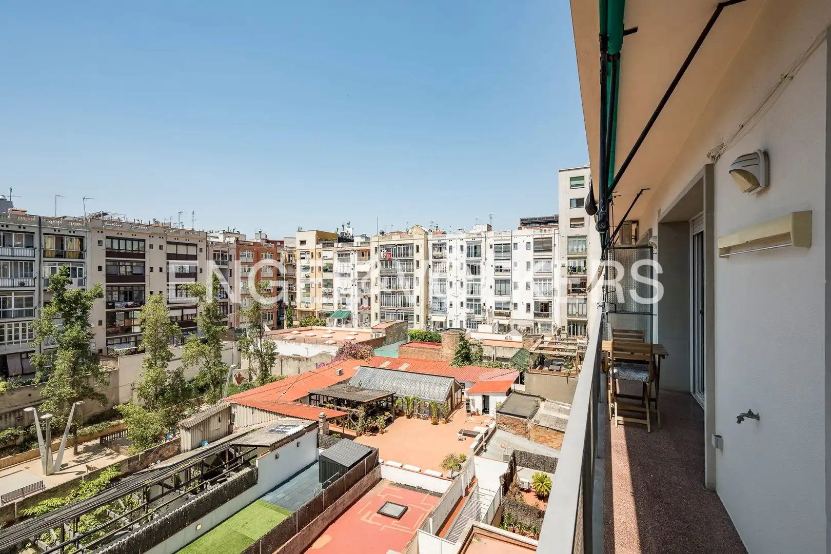 Terrasse von Wohnung zum Verkauf in Barcelona mit Klimaanlage, Heizung und Parkett