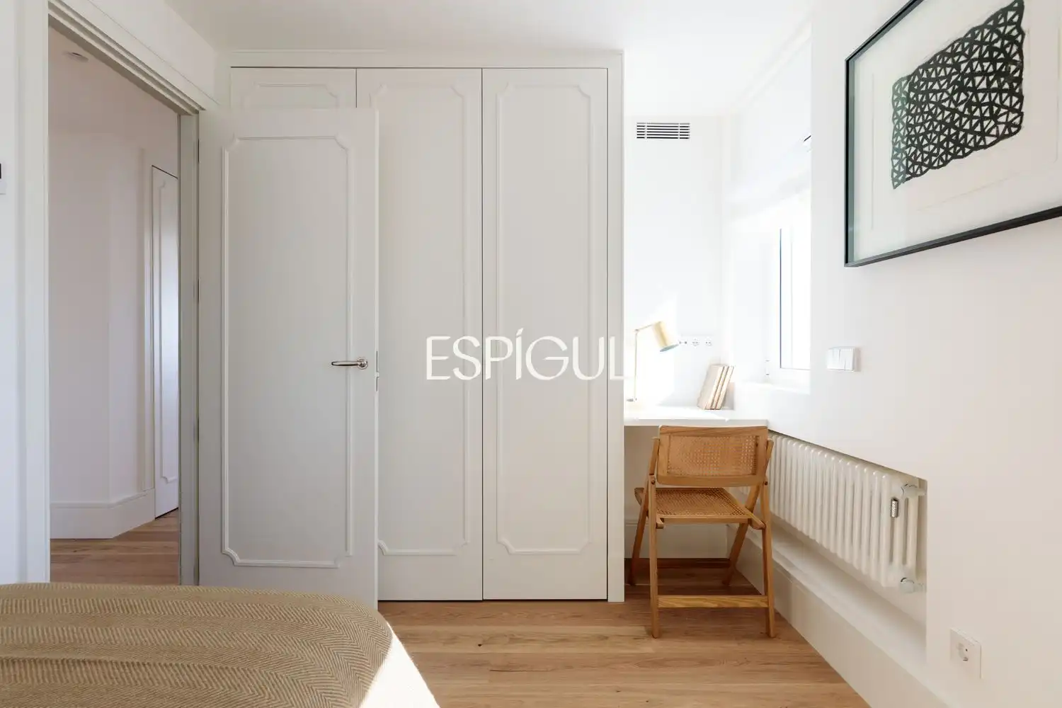 Schlafzimmer von Wohnung zum Verkauf in Madrid mit Klimaanlage, Heizung und Terrasse