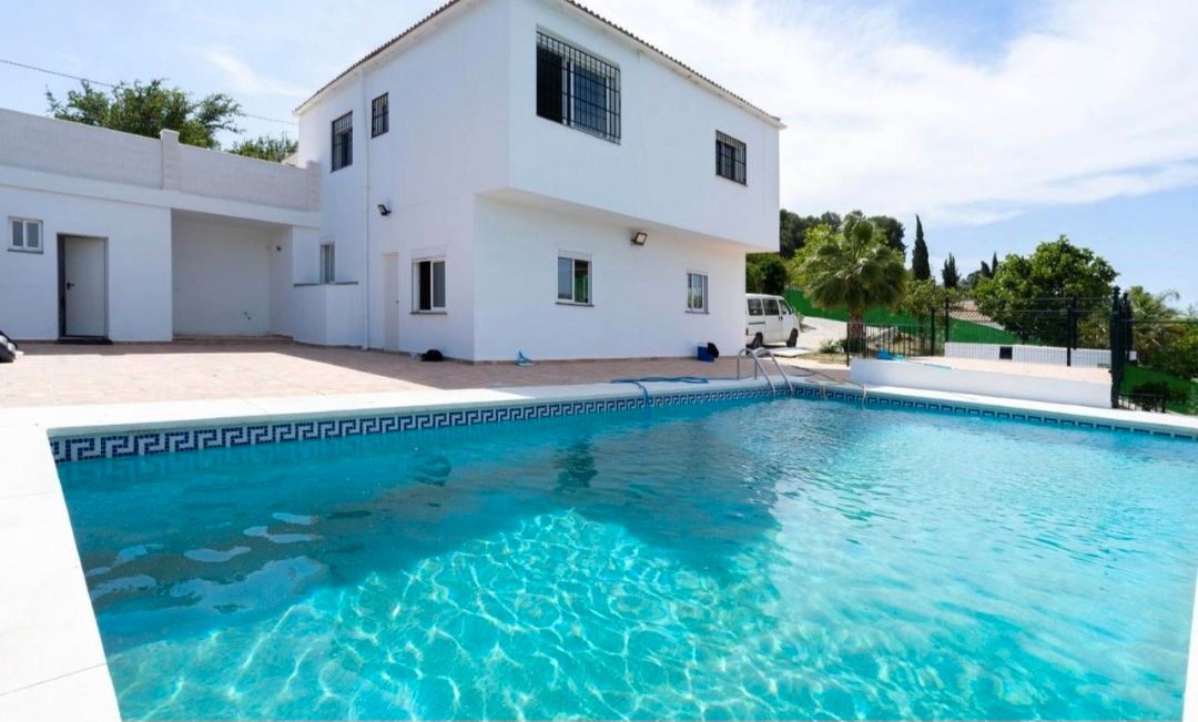 Swimming pool of House or chalet to rent in Alhaurín El Grande  with Air Conditioner, Heating and Private garden