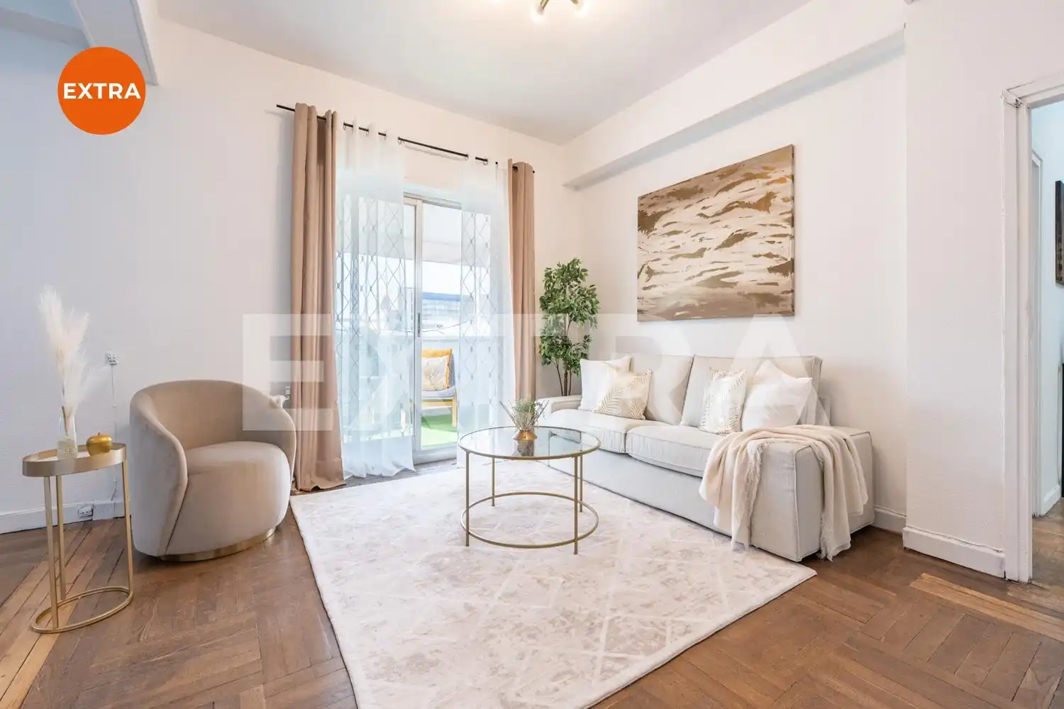 Sala d'estar de Àtic en venda en Madrid amb Calefacció i Parquet
