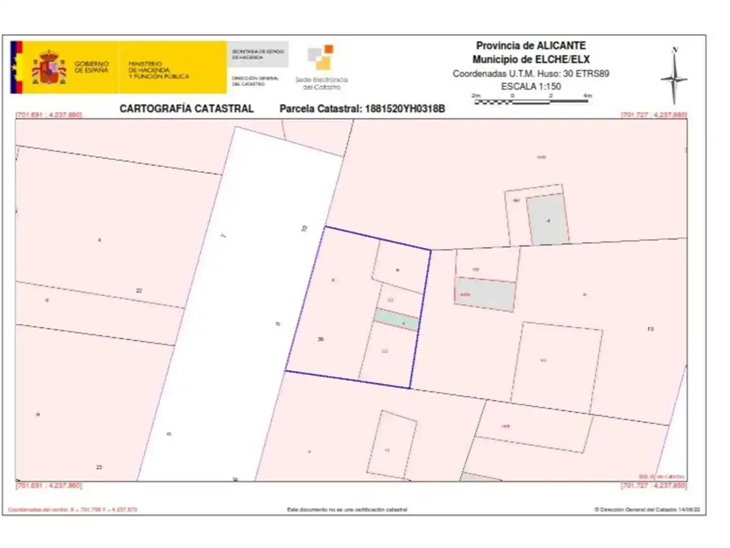 Casa adosada en venta en Elche / Elx