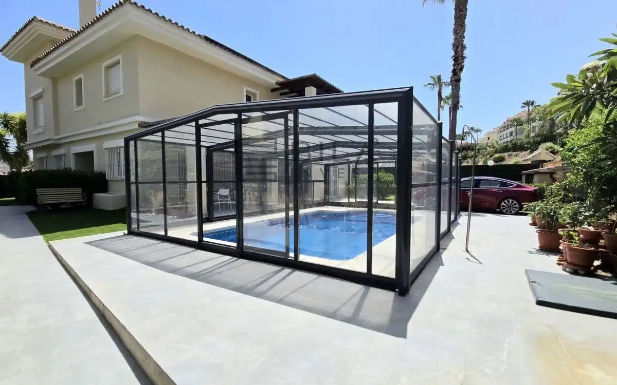 Piscina de Casa o chalet en venta en Mijas con Aire acondicionado, Terraza y Piscina