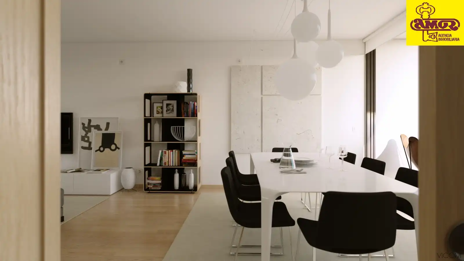 Comedor de Casa o chalet en venta en Santiago de Compostela  con Amueblado