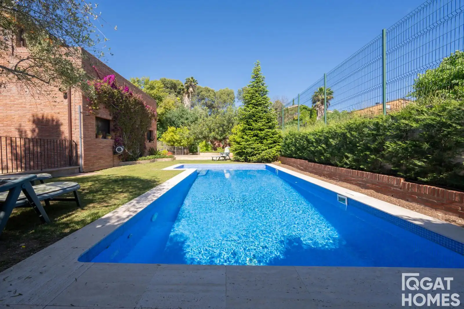 Piscina de Casa o chalet de alquiler en Sant Cugat del Vallès con Aire acondicionado, Calefacción y Jardín privado
