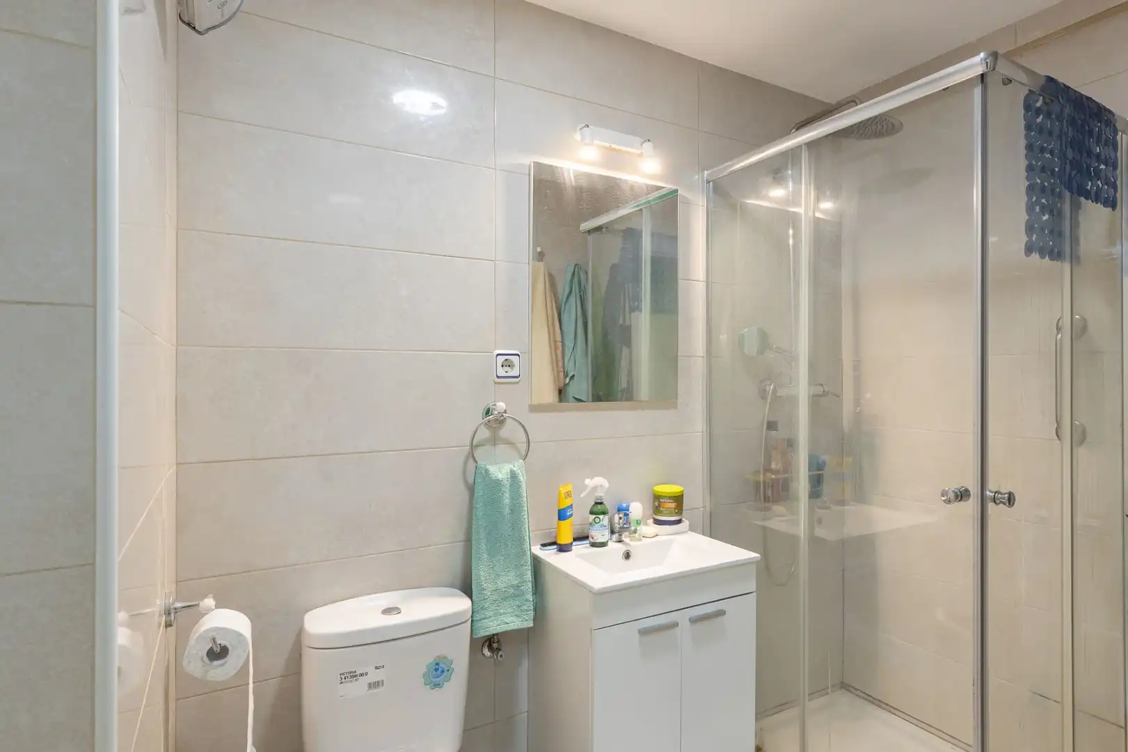 Bany de Apartament en venda en Santa Coloma de Gramenet amb Aire condicionat, Calefacció i Traster