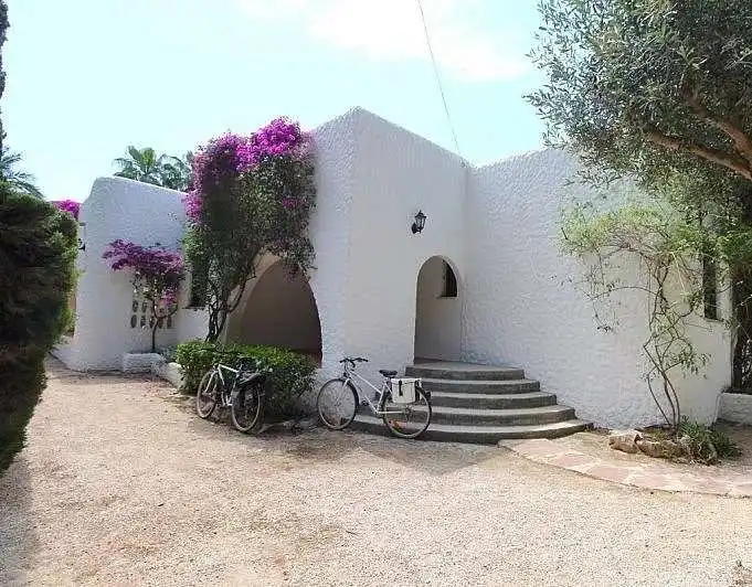 Außenansicht von Haus oder Chalet zur Miete in Dénia mit Klimaanlage, Heizung und Privatgarten