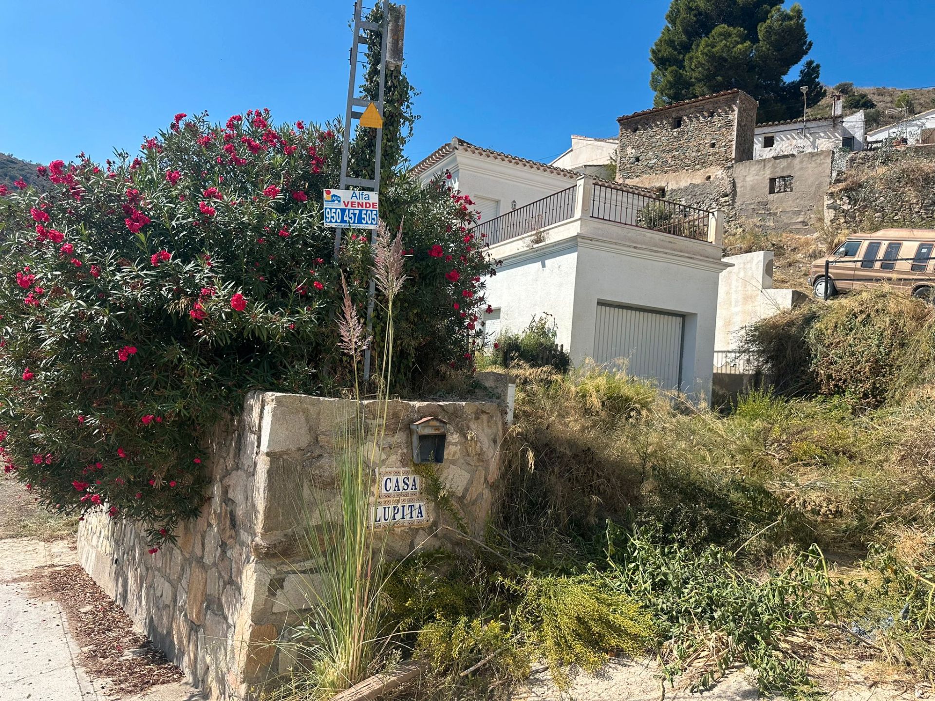 Exterior view of House or chalet for sale in Lucainena de las Torres  with Private garden and Terrace