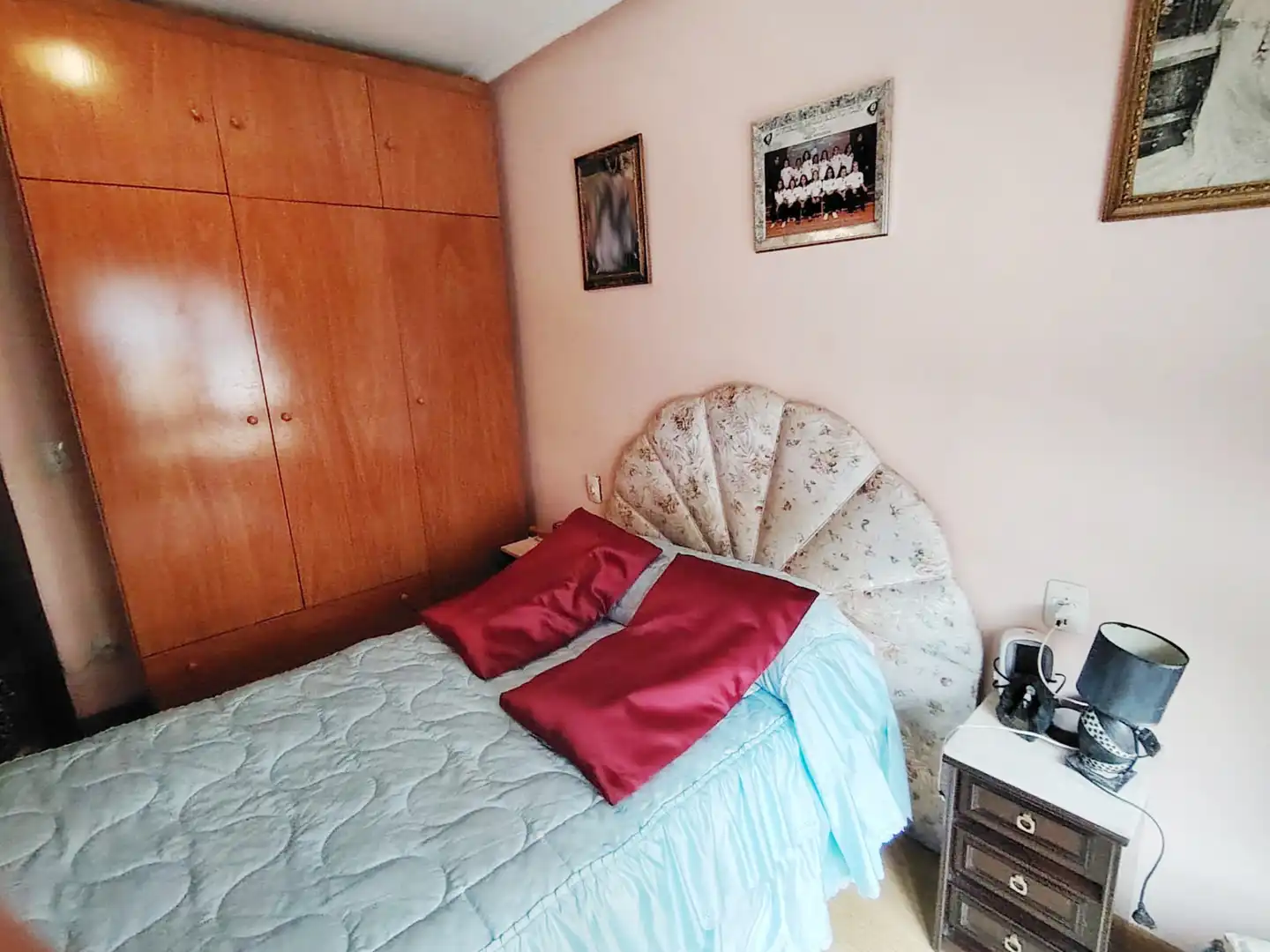 Schlafzimmer von Wohnung zum Verkauf in Gijón  mit Heizung, Parkett und Terrasse