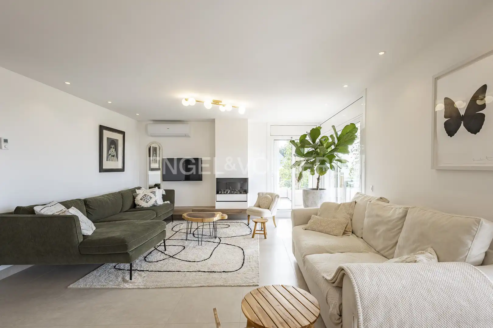 Sala de estar de Casa o chalet de alquiler en Naut Aran con Aire acondicionado, Calefacción y Jardín privado