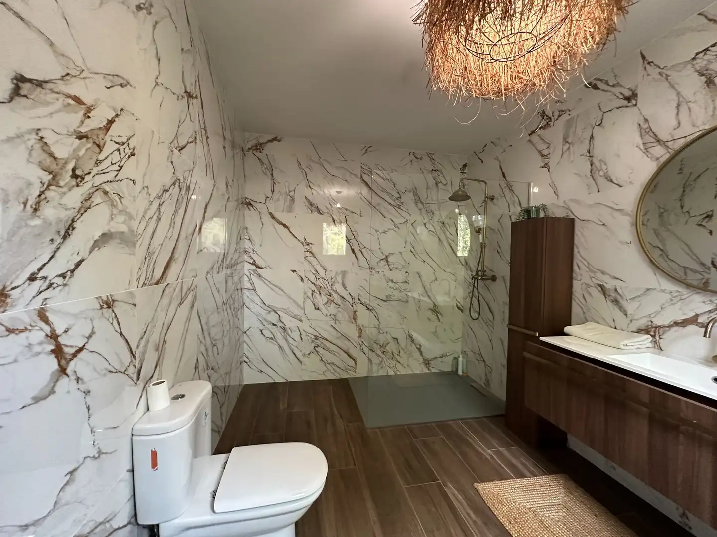 Baño de Casa o chalet en venta en Ontinyent con Calefacción, Jardín privado y Piscina