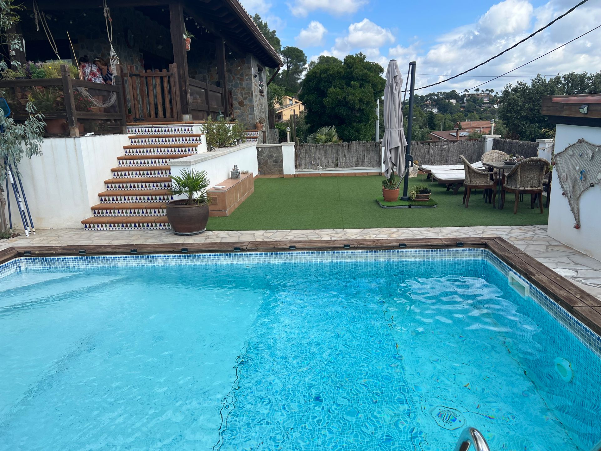 Piscina de Casa o xalet en venda en Castellar del Vallès amb Aire condicionat, Calefacció i Jardí privat