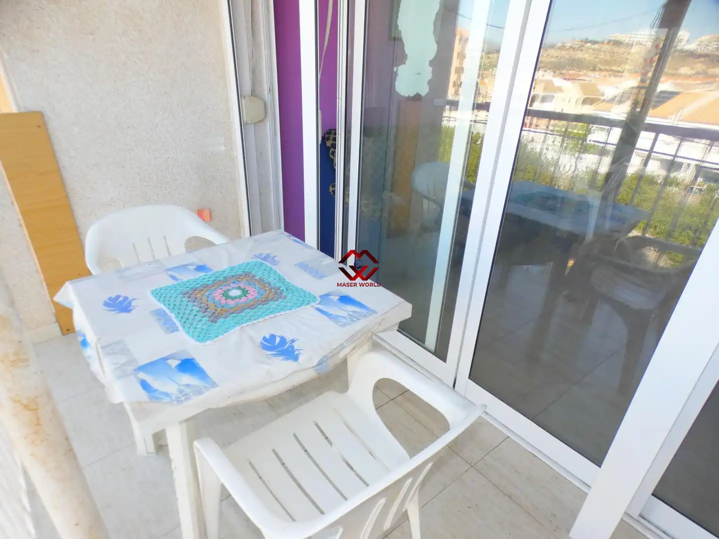 Terraza de Apartamento en venta en Mazarrón con Amueblado y Balcón