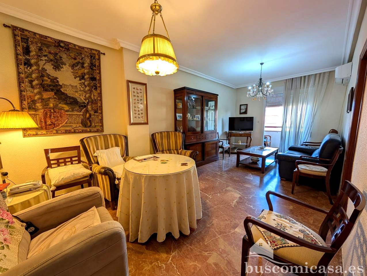 Living room of Flat for sale in Linares  with Air Conditioner and Balcony