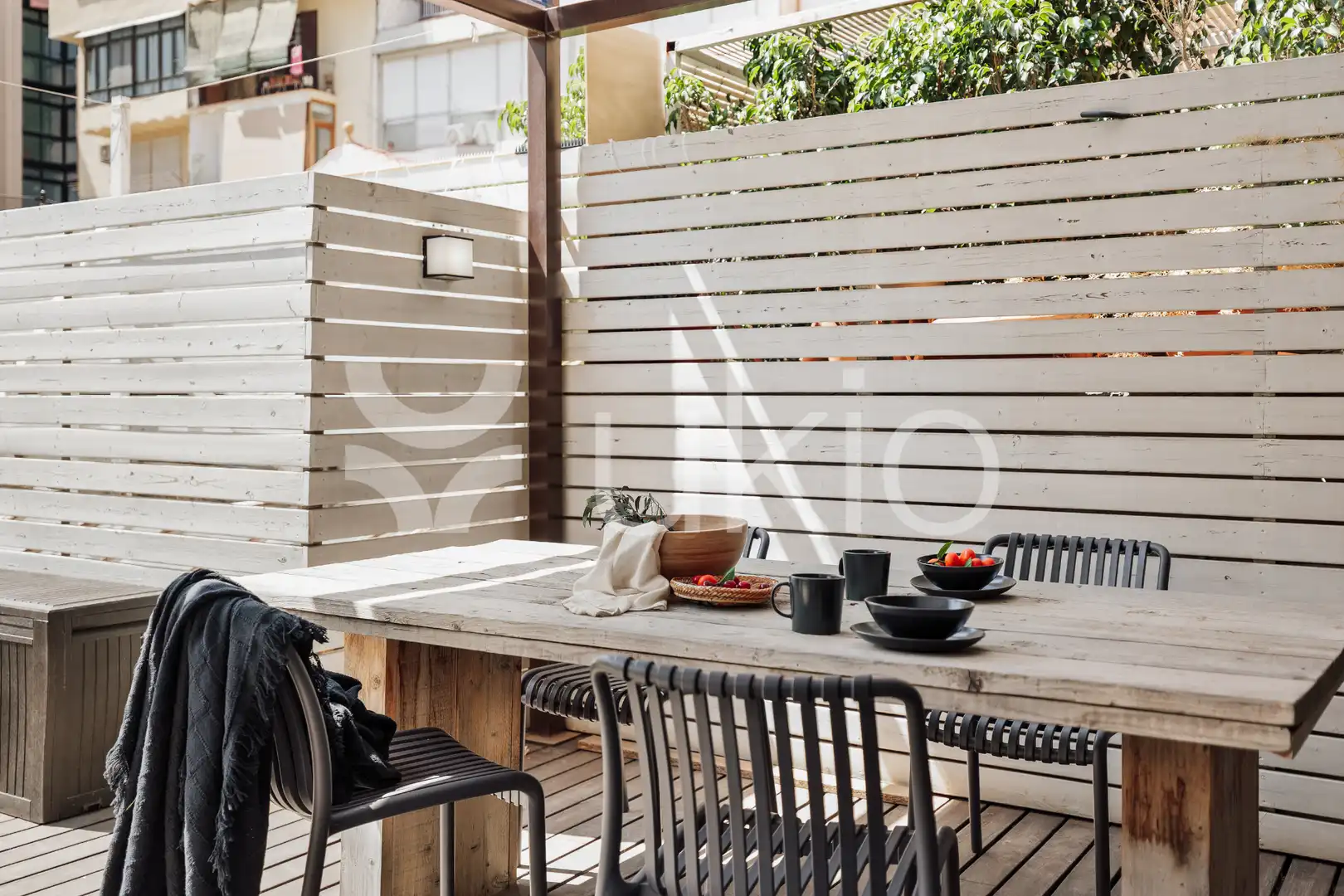 Terrassa de Apartament de lloguer en Barcelona amb Aire condicionat, Calefacció i Moblat