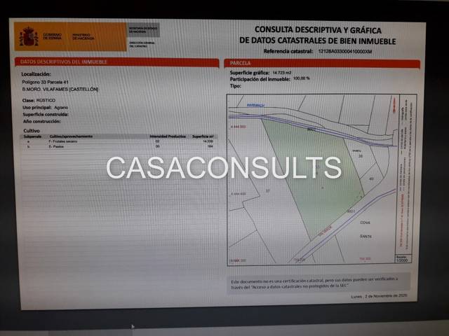 Terreno residencial en Venta en Vilafamés