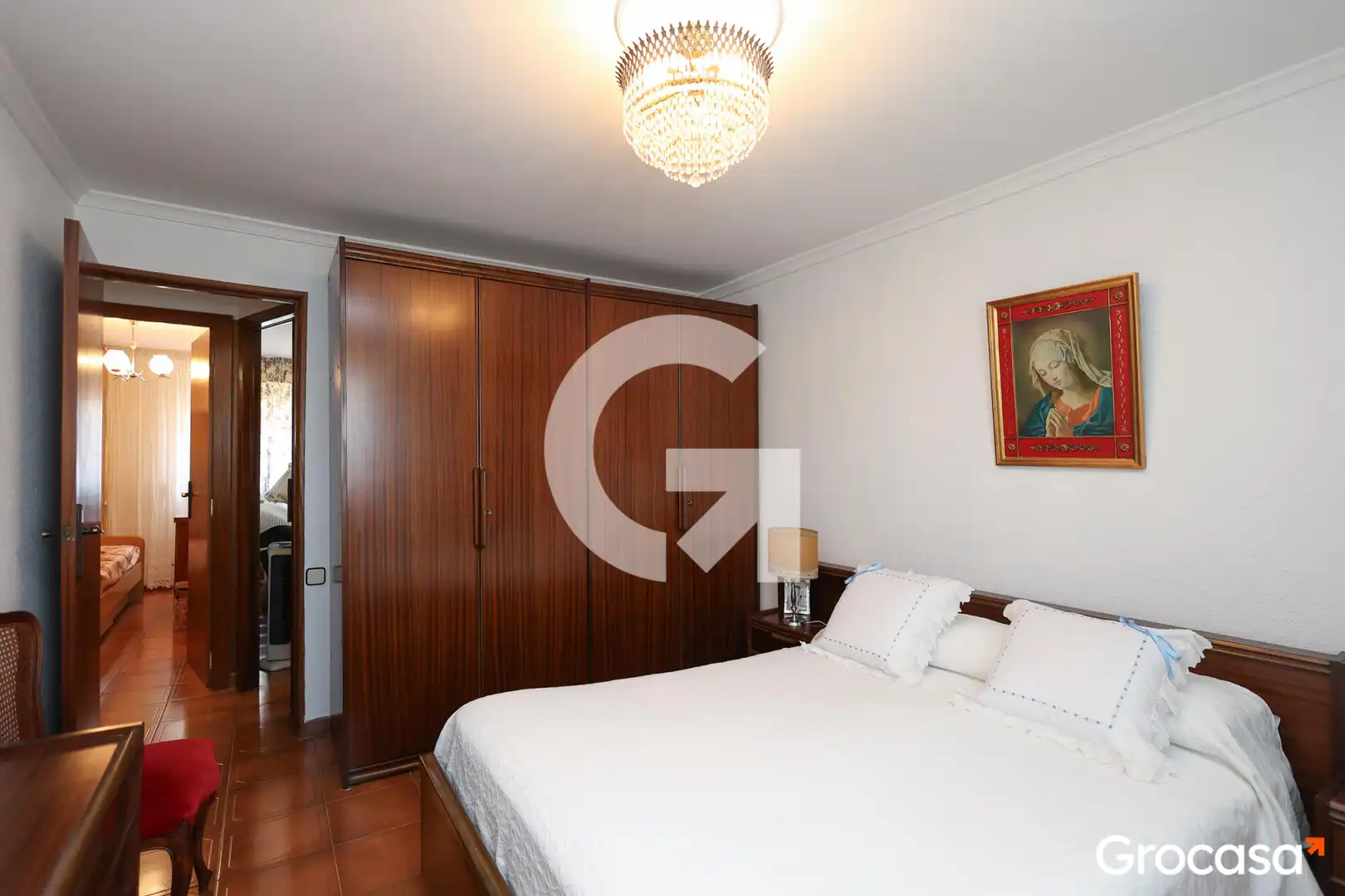 Bedroom of Flat for sale in L'Hospitalet de Llobregat  with Furnished, Oven and Washing machine