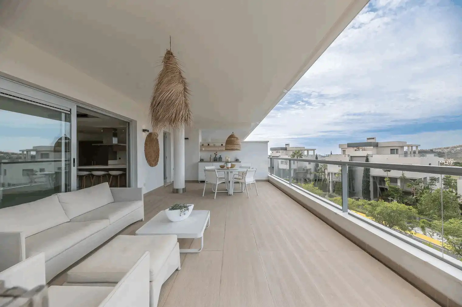 Terraza de Planta baja en venta en Benahavís con Aire acondicionado, Terraza y Trastero