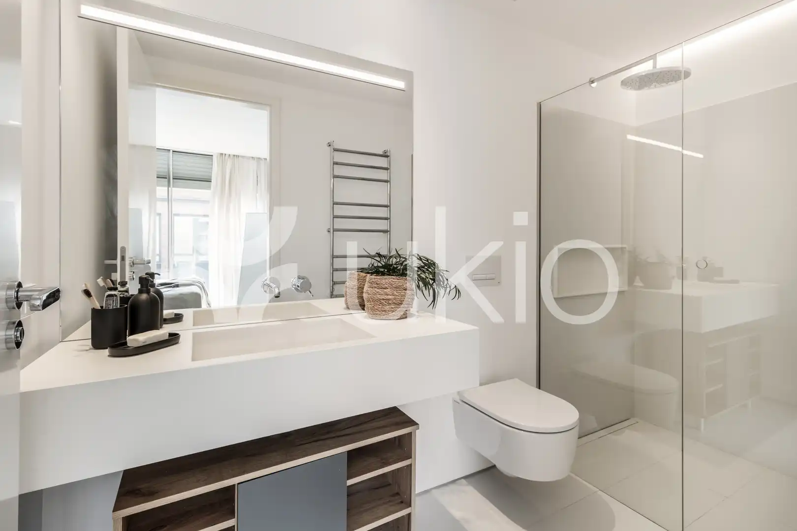 Badezimmer von Wohnungen zur Miete in Madrid mit Klimaanlage, Heizung und Möbliert