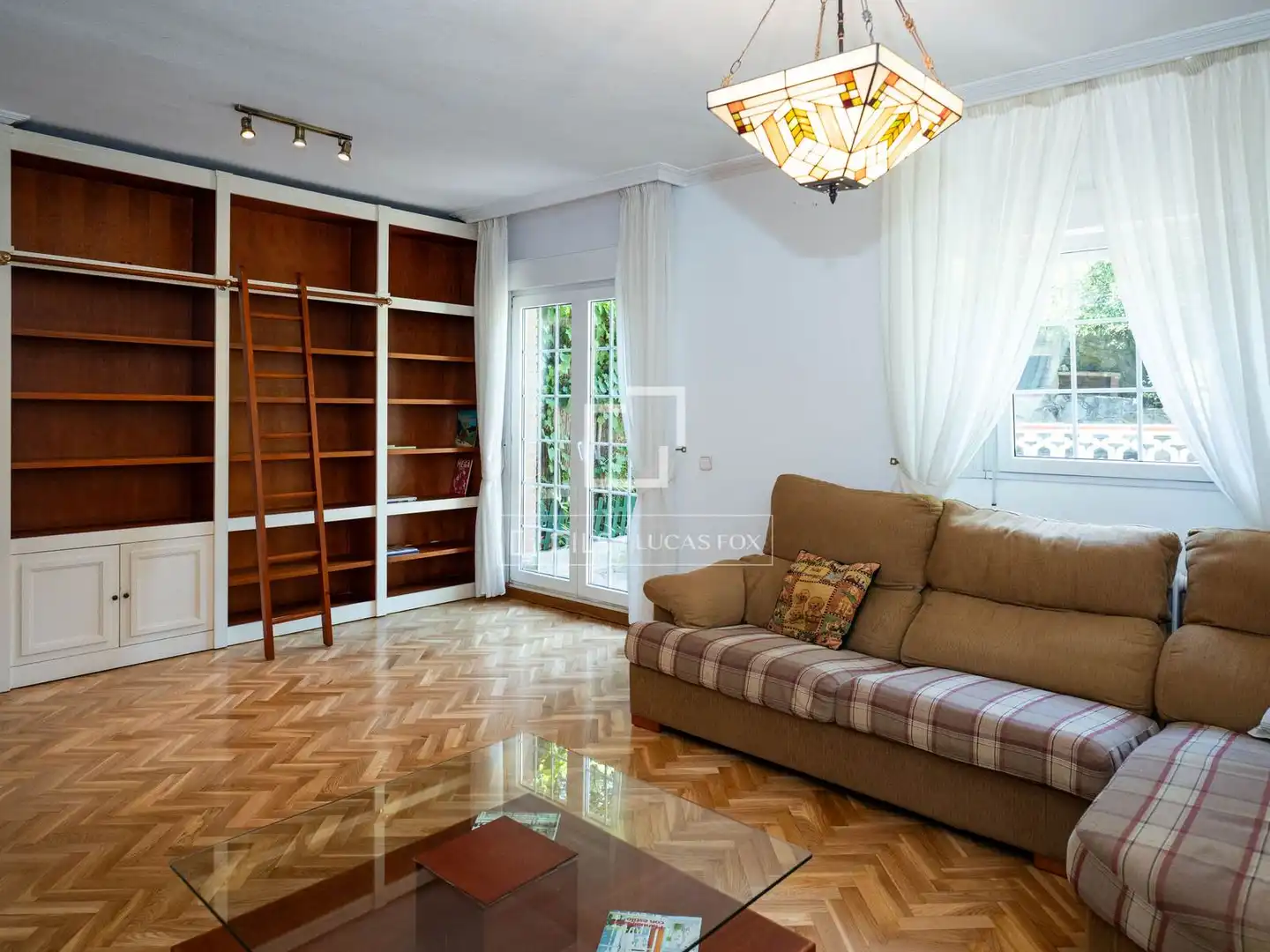 Sala de estar de Casa o chalet de alquiler en Galapagar con Calefacción, Jardín privado y Terraza