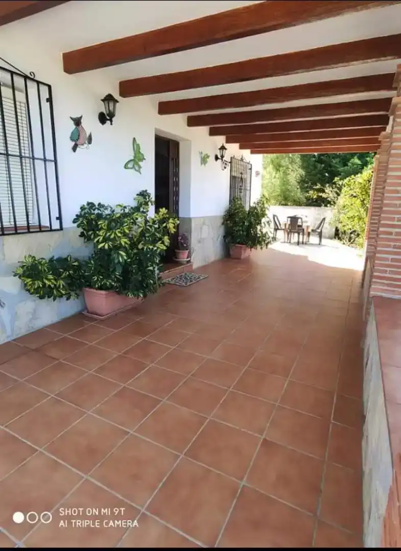 Terraza de Finca rústica de alquiler en Cómpeta, Málaga