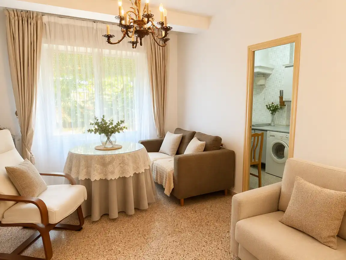 Sala d'estar de Casa adosada en venda en Jarandilla de la Vera amb Calefacció i Traster