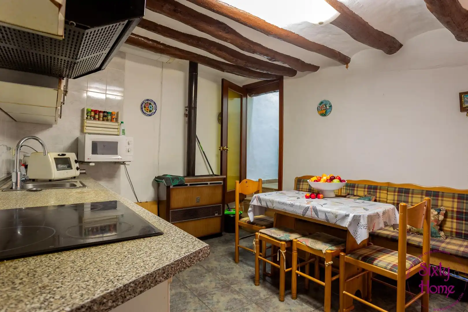 Kitchen of Houses for sale in Andorra (Teruel)  with Storage room, Furnished and Balcony