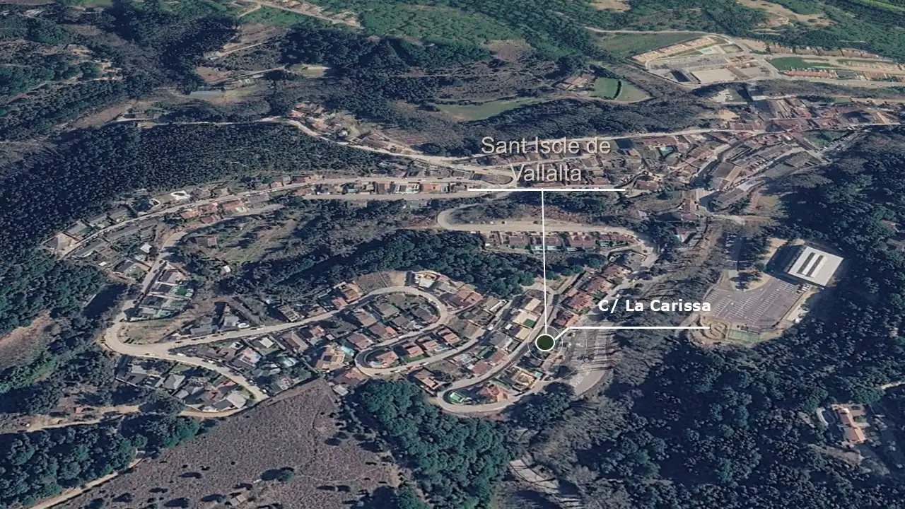 Vista exterior de Oficina en venda en Sant Iscle de Vallalta
