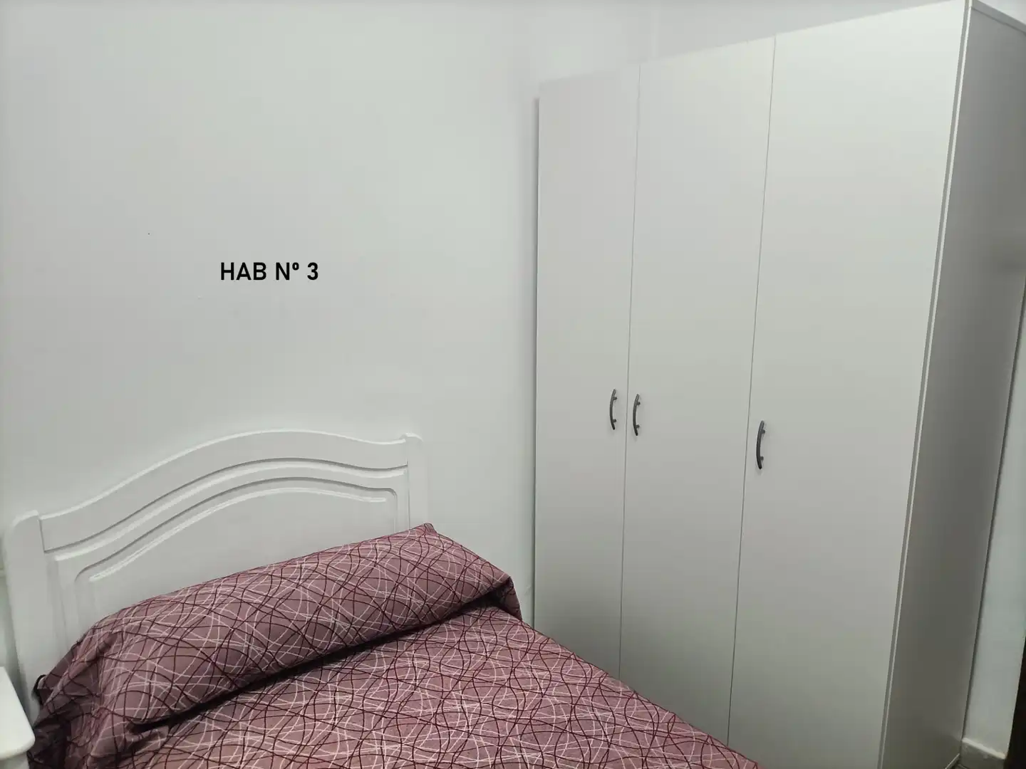 Bedroom of Flat for rent in Valencia  with Furnished, Oven and Washing machine