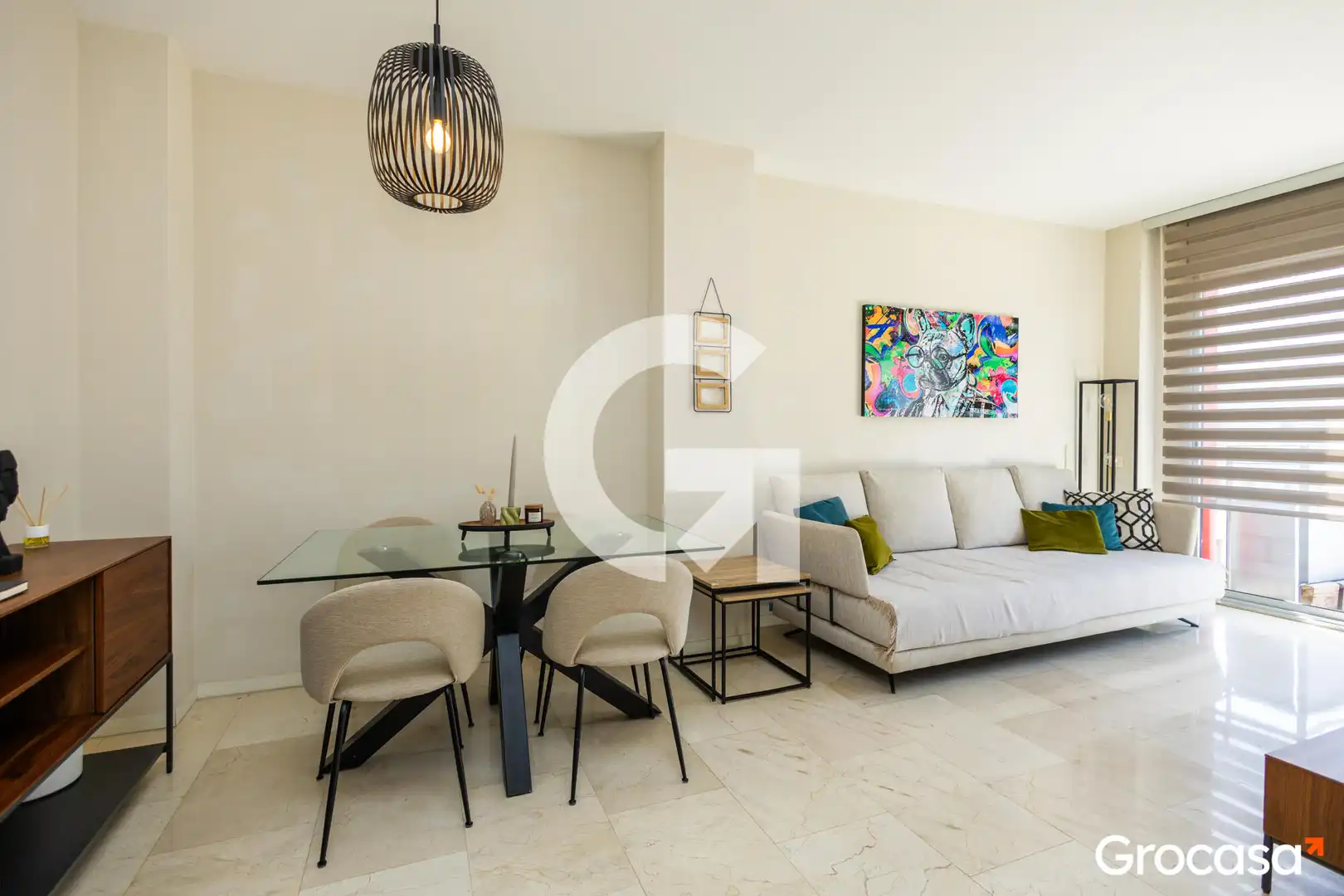 Sala de estar de Piso en venta en Sant Boi de Llobregat con Aire acondicionado, Calefacción y Terraza