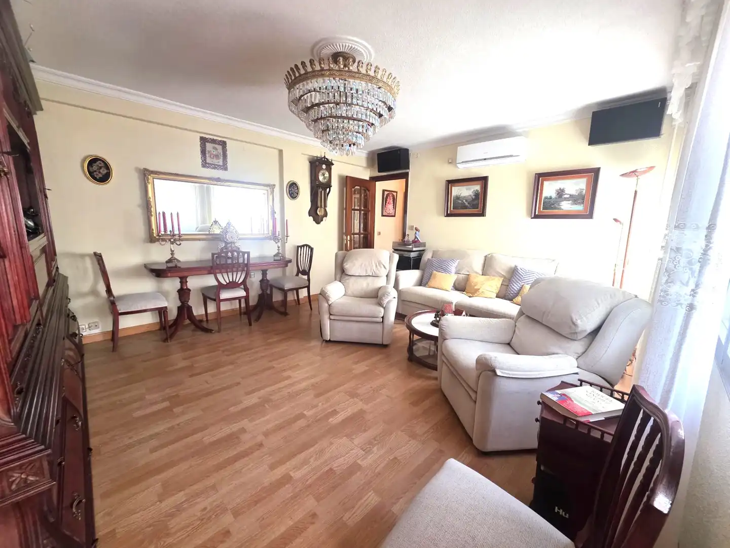 Sala d'estar de Pis en venda en  Madrid Capital amb Aire condicionat, Calefacció i Terrassa