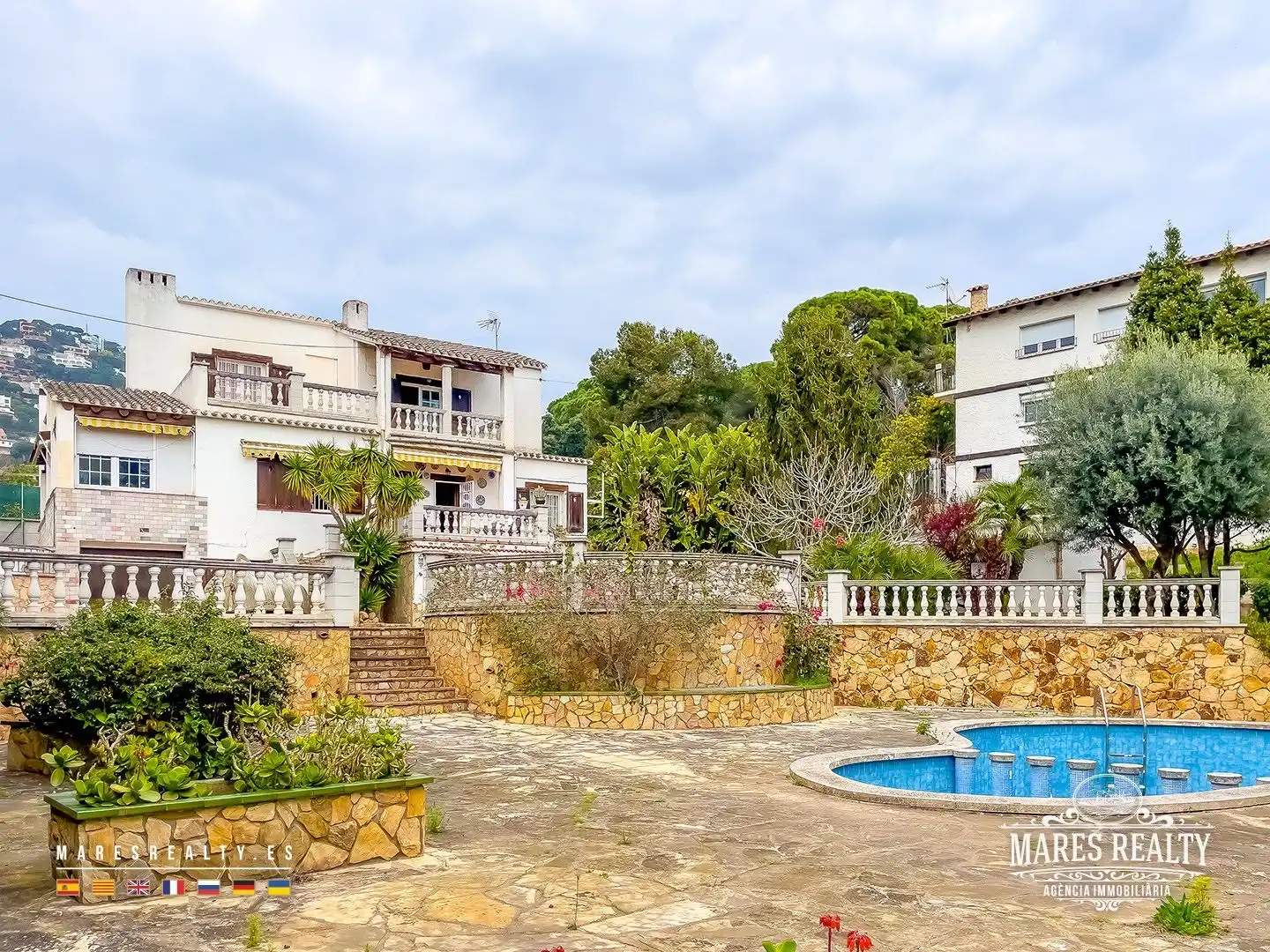 Vista exterior de Casa o chalet en venta en Lloret de Mar con Aire acondicionado, Calefacción y Jardín privado