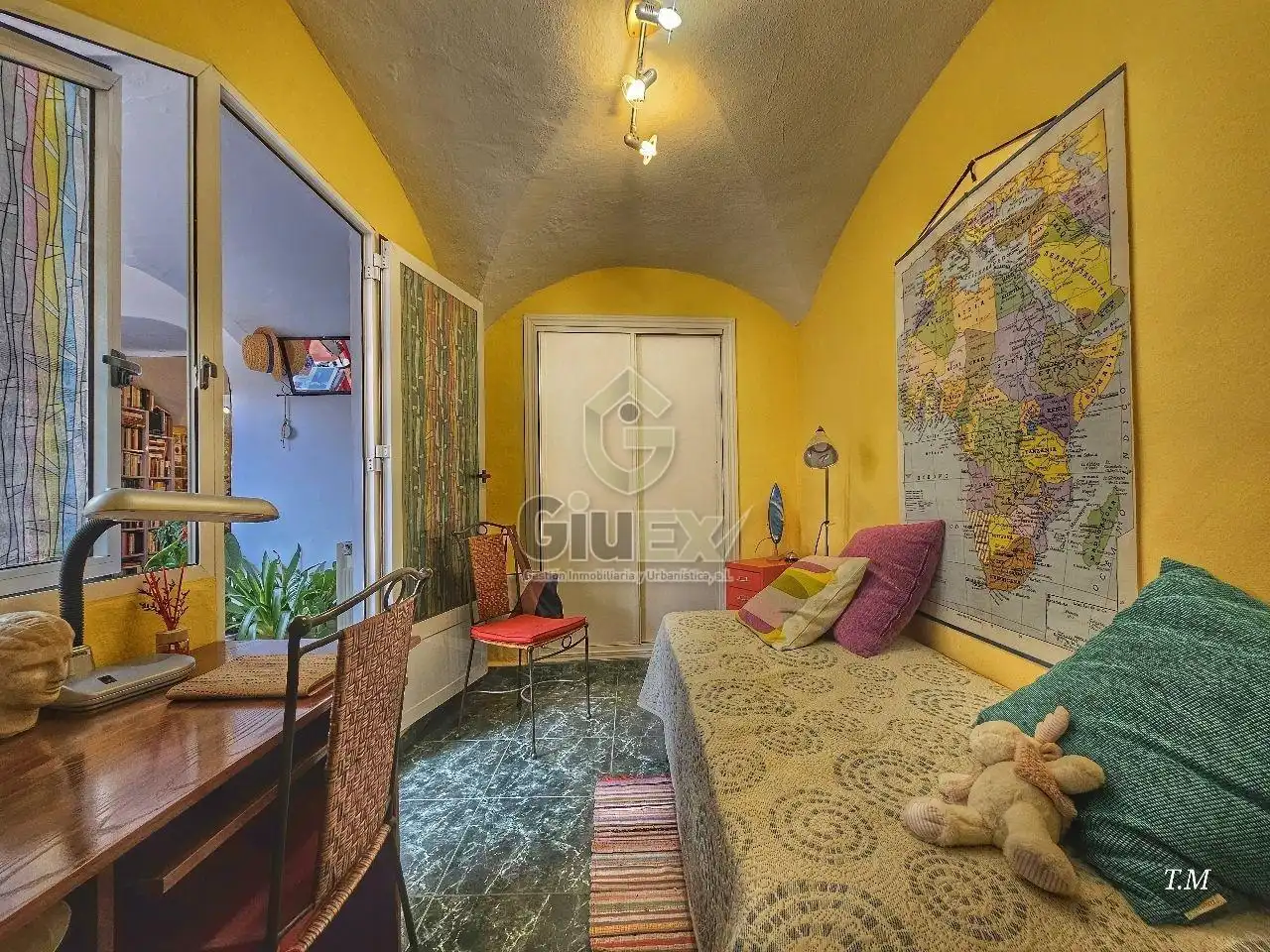 Schlafzimmer von Erdgeschoss zum Verkauf in Cáceres mit Klimaanlage, Heizung und Terrasse