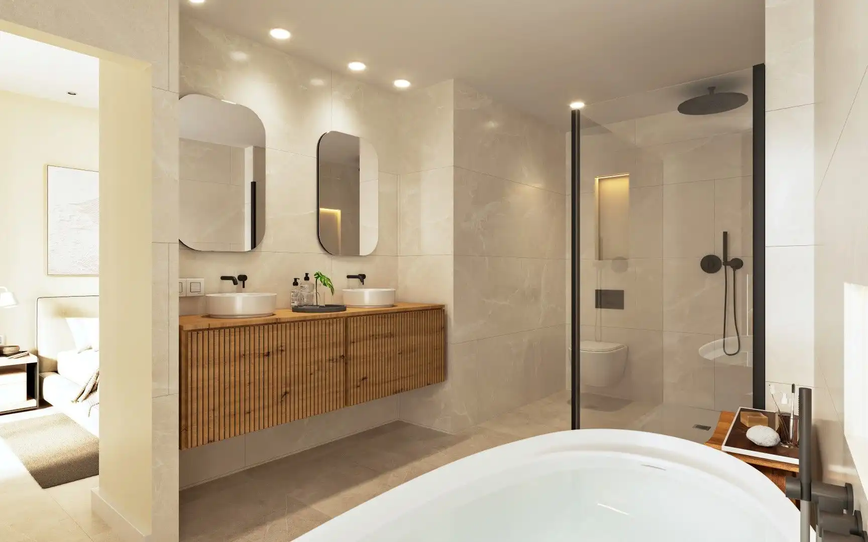 Baño de Apartamento en venta en Fígols con Aire acondicionado, Calefacción y Jardín privado