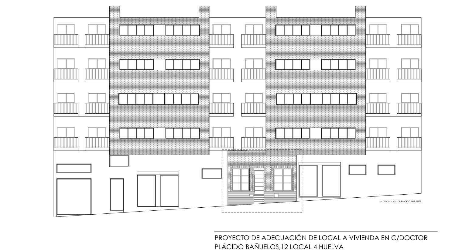 Vista exterior de Apartament en venda en  Huelva Capital