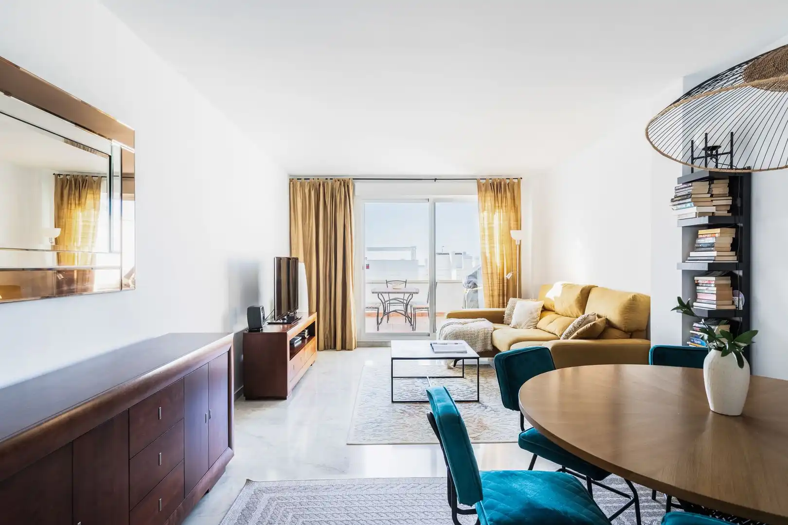 Living room of Attic for sale in Benalmádena  with Terrace and Balcony