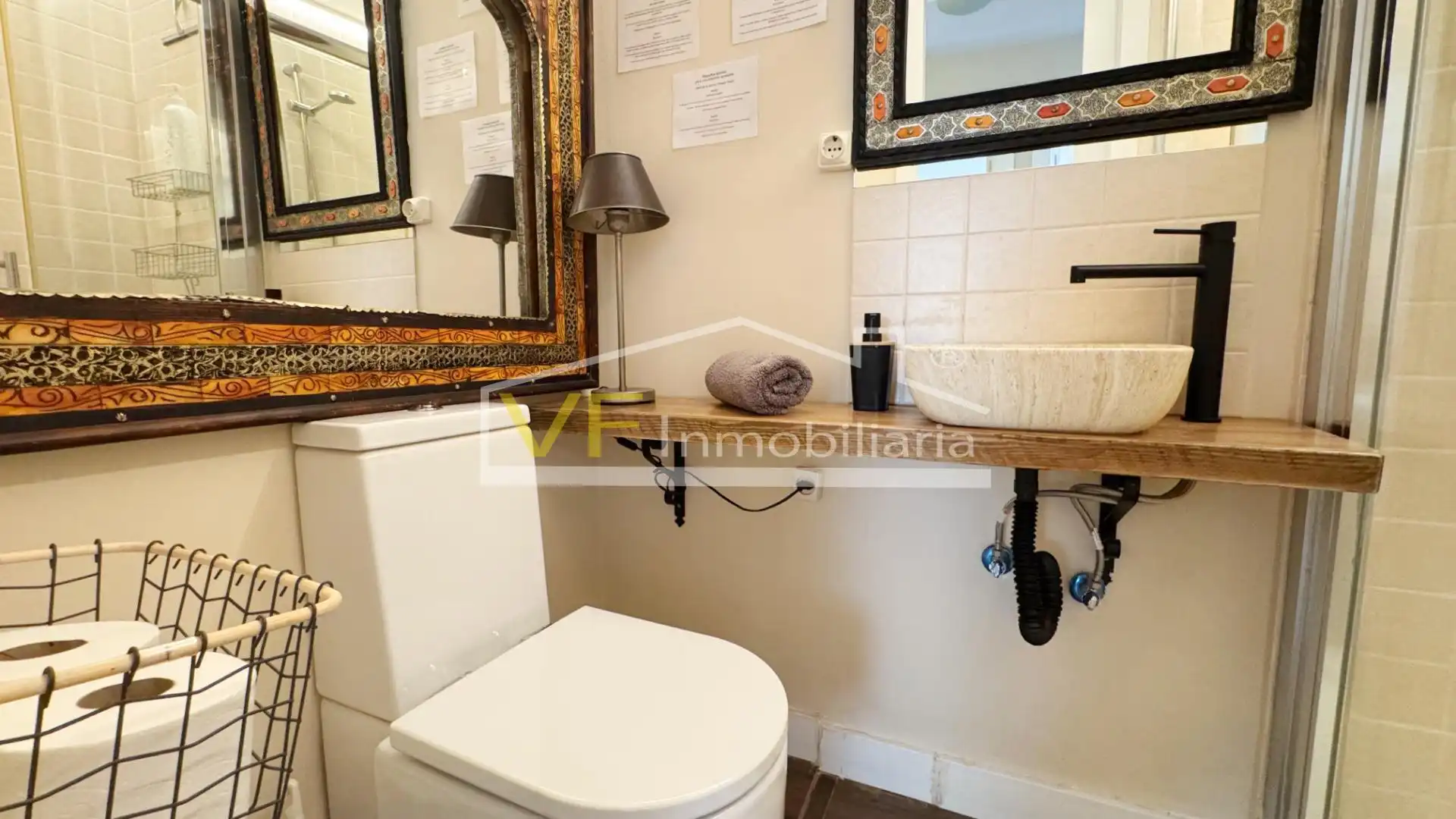 Bany de Àtic de lloguer en Málaga amb Aire condicionat, Calefacció i Terrassa