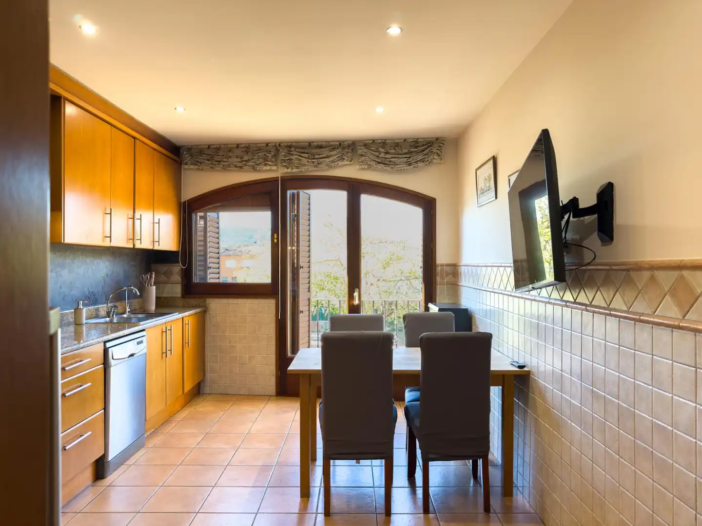Cocina de Finca rústica en venta en Calonge i Sant Antoni con Calefacción y Jardín privado