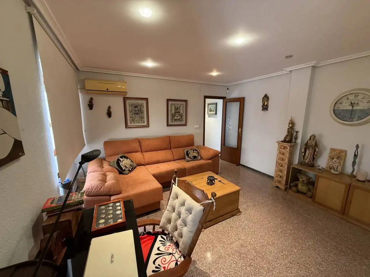 Sala de estar de Piso en venta en Elche / Elx con Aire acondicionado, Terraza y Trastero