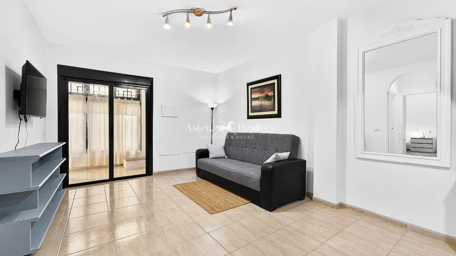 Living room of Flat for sale in Arona  with Terrace, Storage room and Furnished