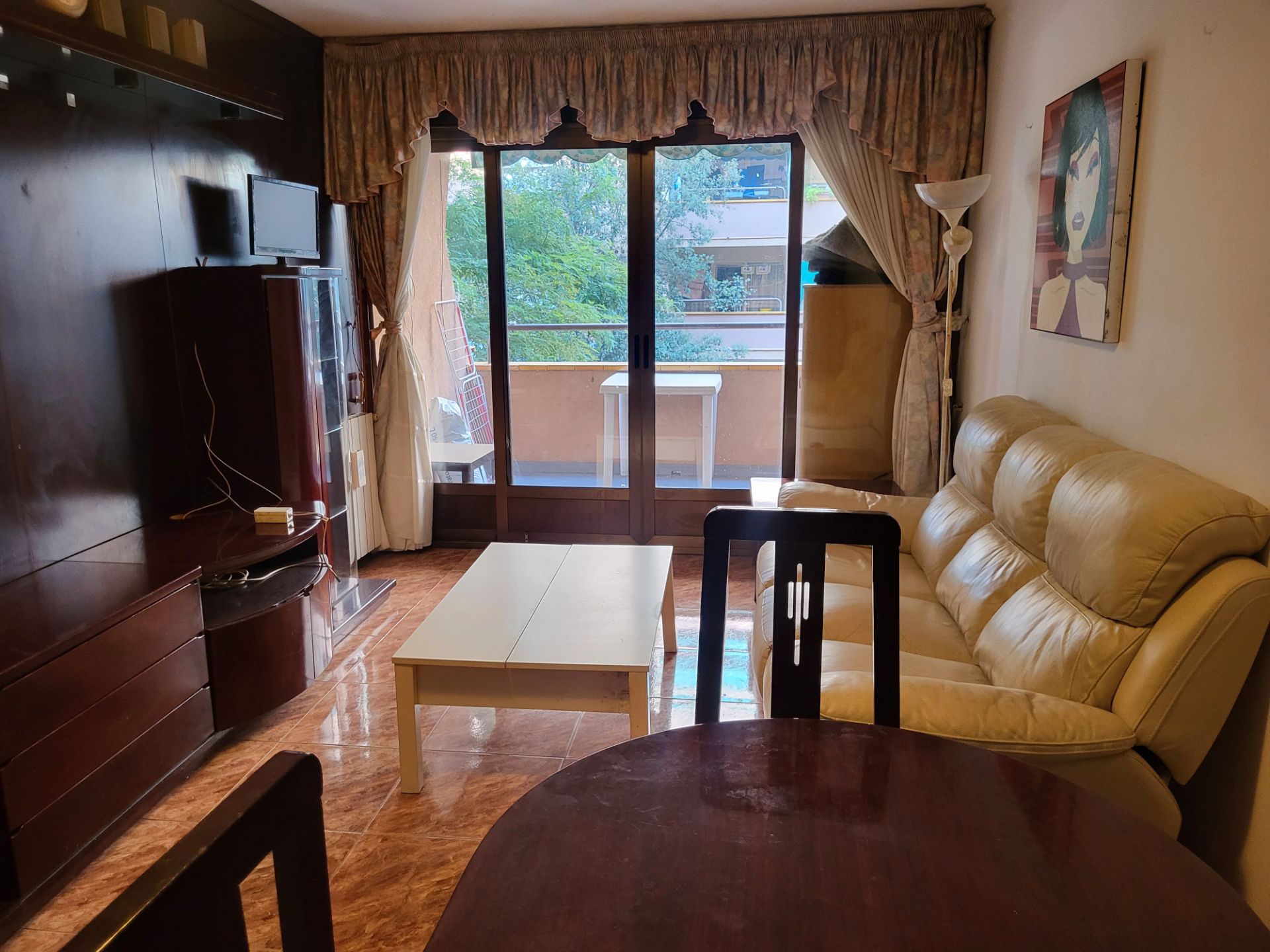 Sala d'estar de Pis de lloguer en Cerdanyola del Vallès amb Calefacció, Moblat i Forn
