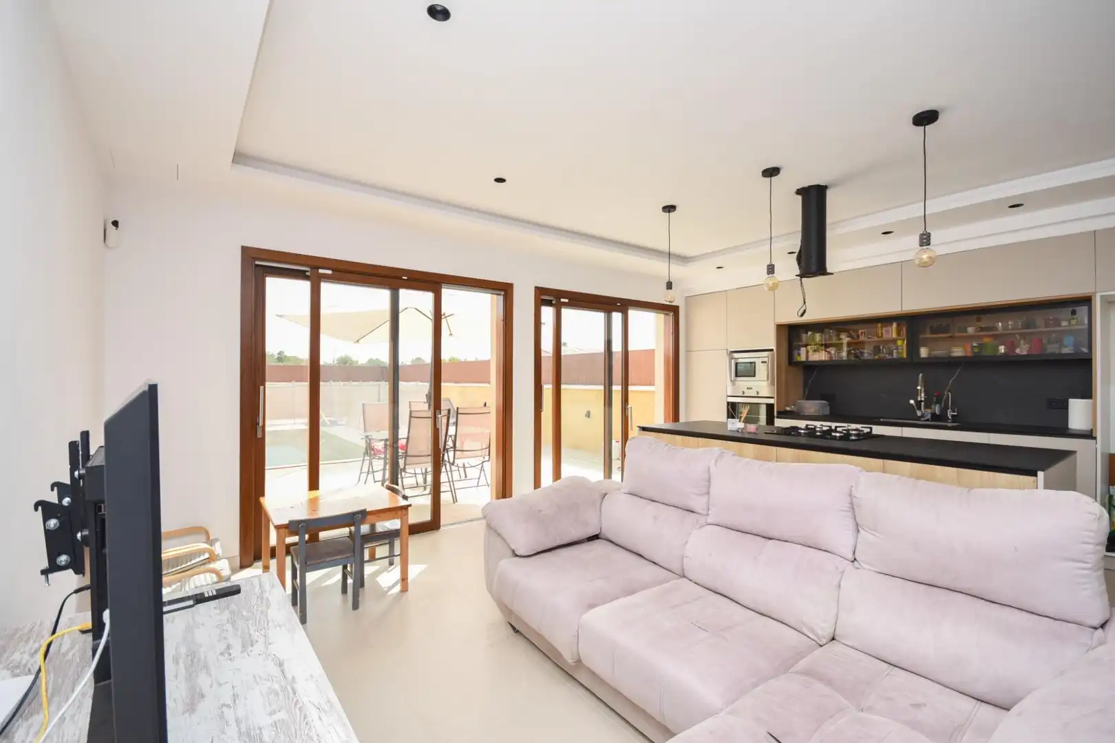 Living room of Houses for sale in Sencelles  with Air Conditioner, Heating and Private garden