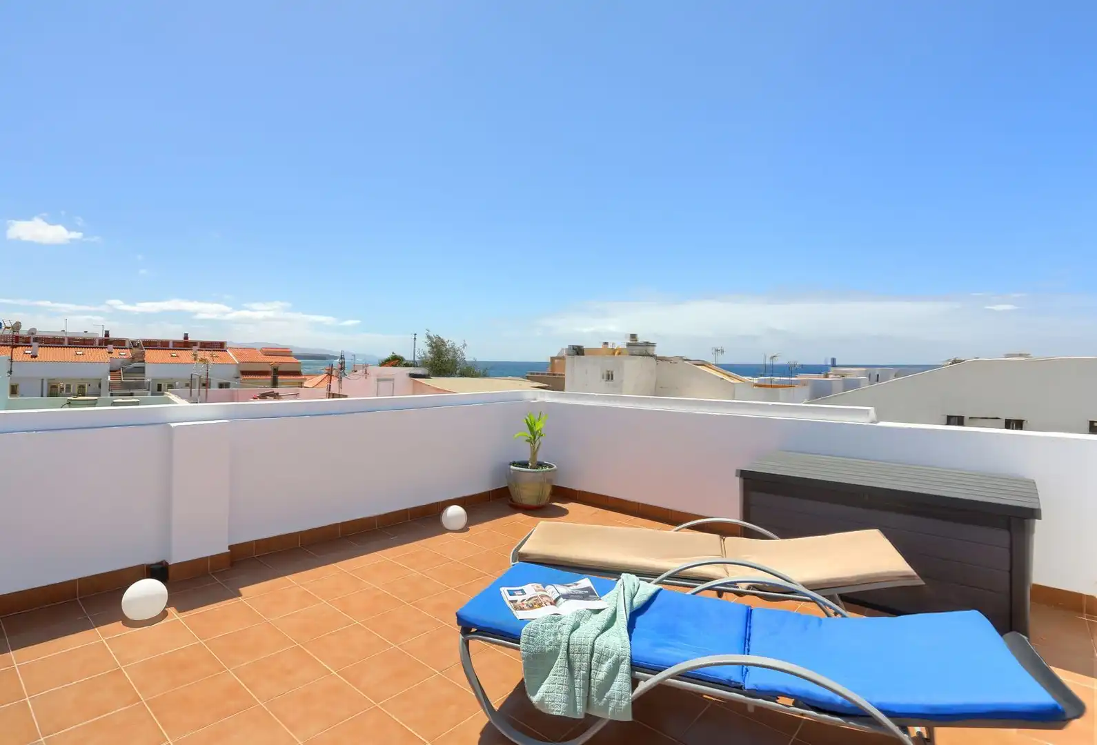 Terraza de Piso en venta en La Oliva con Trastero y Amueblado