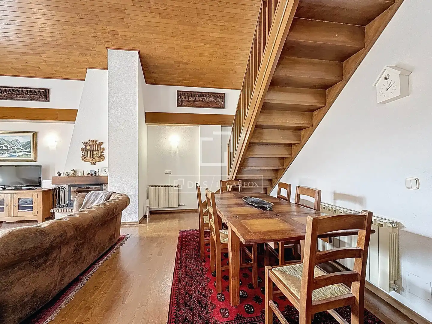Comedor de Piso de alquiler en La Massana con Calefacción, Parquet y Terraza