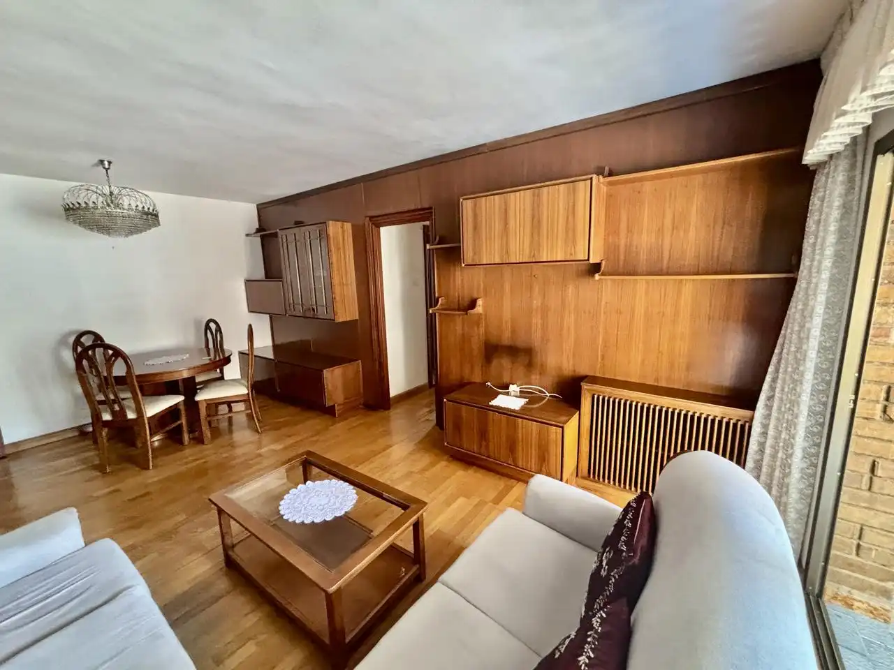 Living room of Flat for sale in Zaragoza  with Air Conditioner, Heating and Terrace