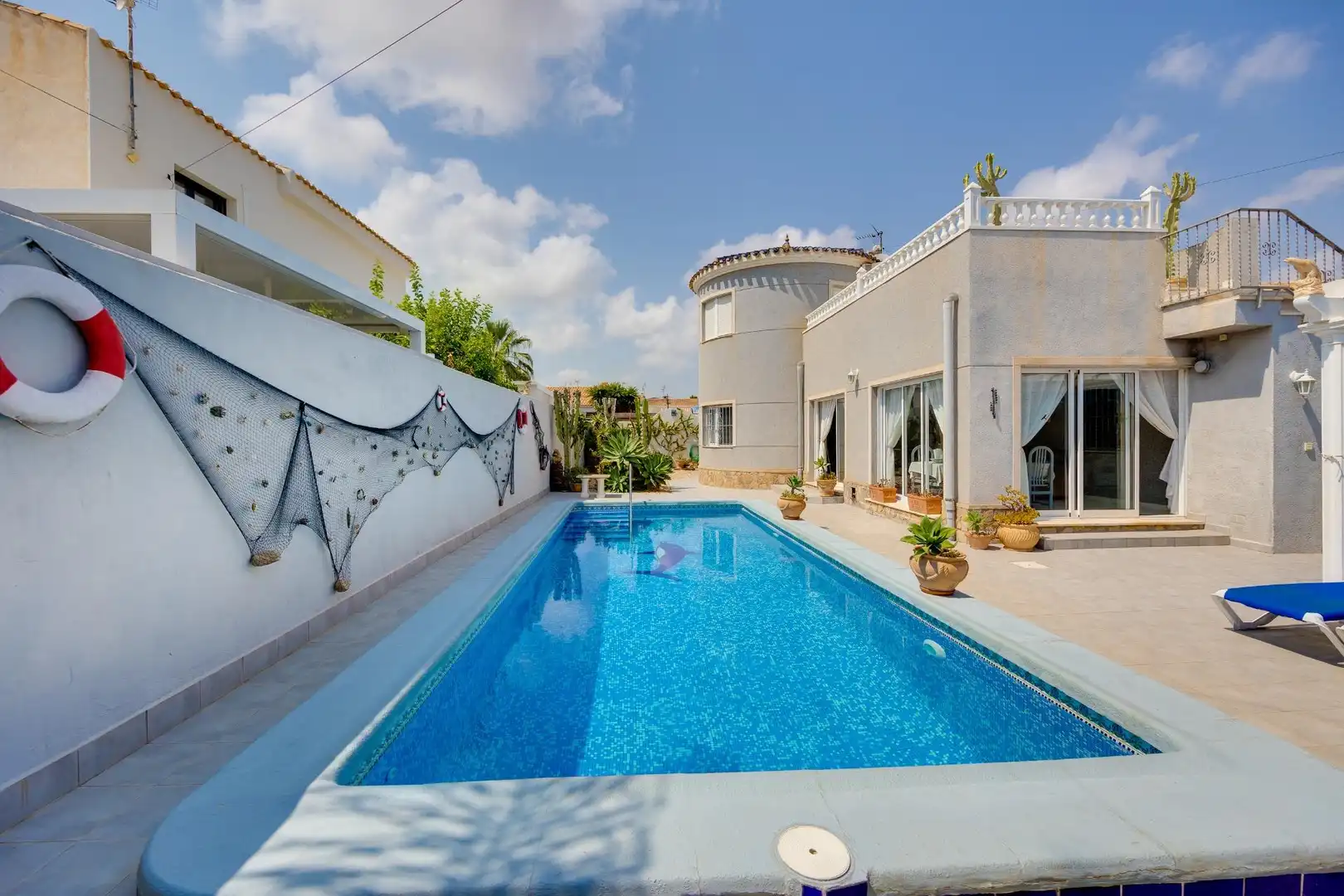 Swimming pool of Houses for sale in Orihuela  with Air Conditioner, Private garden and Terrace