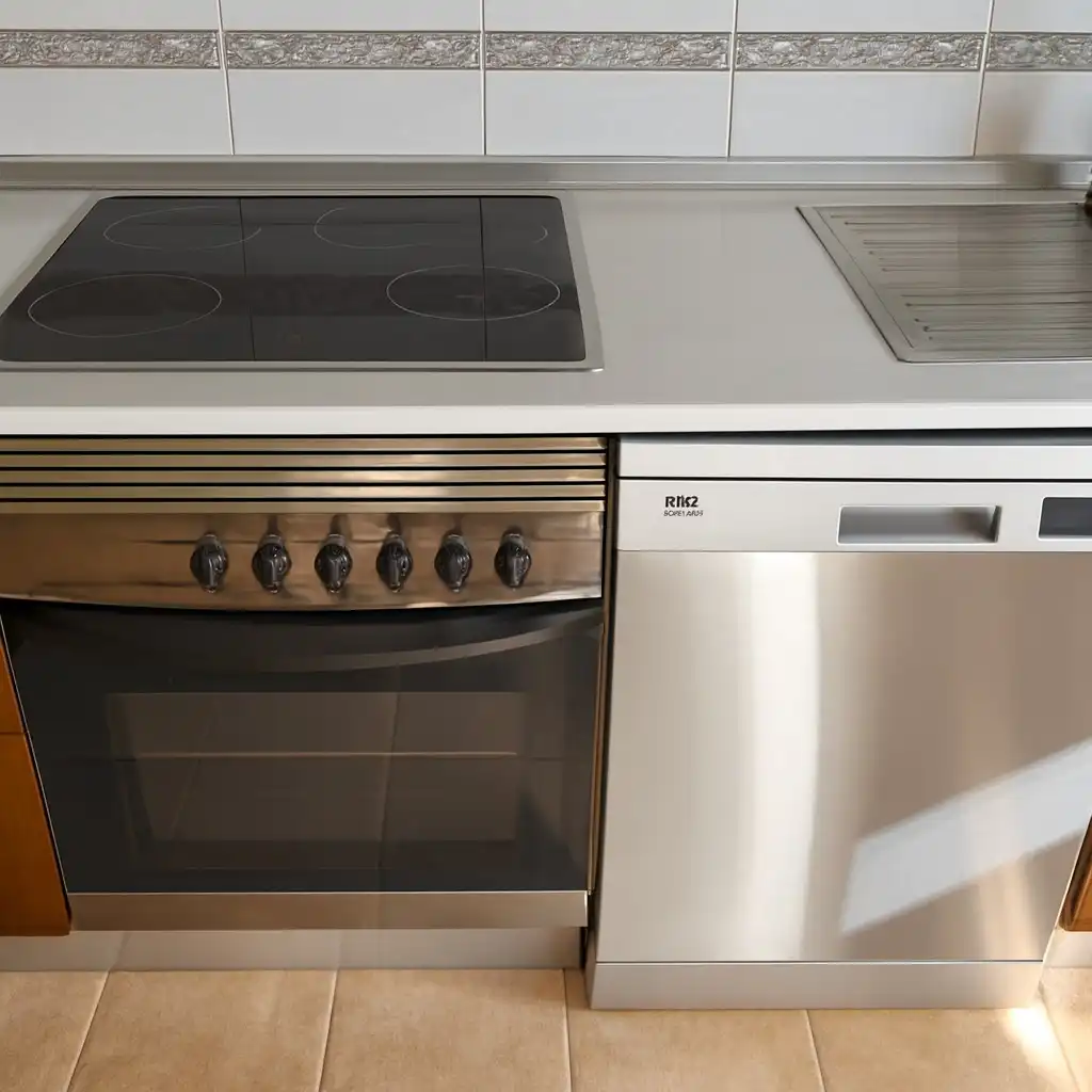 Küche von Wohnung zum Verkauf in Madrid mit Klimaanlage, Heizung und Parkett