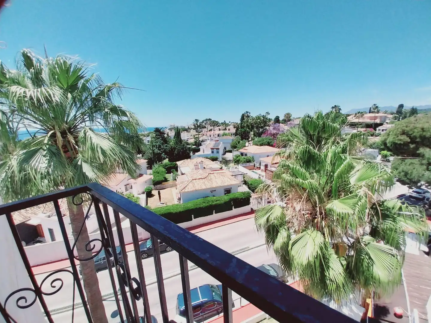 Vista exterior de Apartamento en venta en Mijas con Jardín privado, Terraza y Amueblado