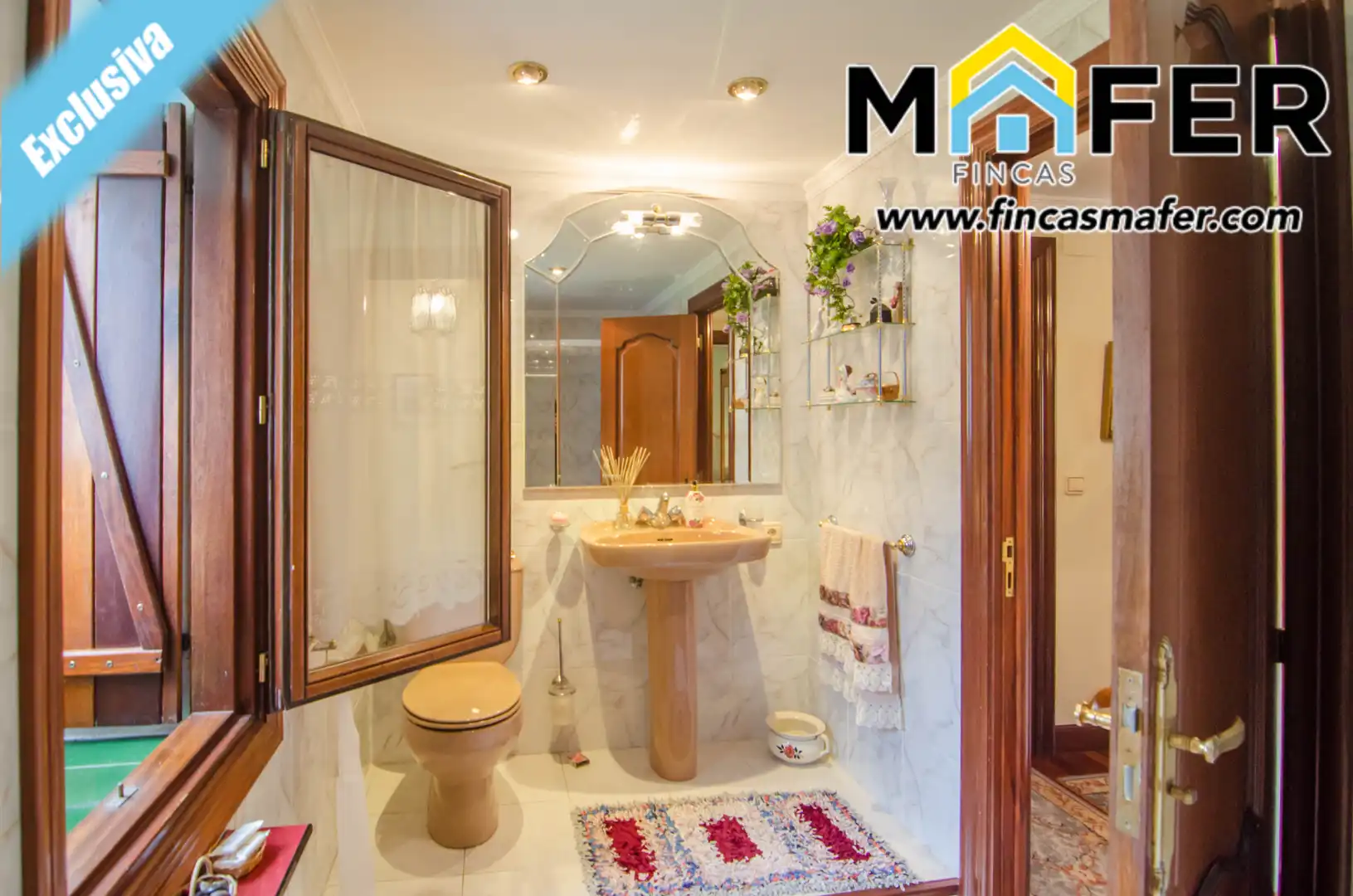 Baño de Casa adosada en venta en Ruesga con Calefacción, Parquet y Balcón