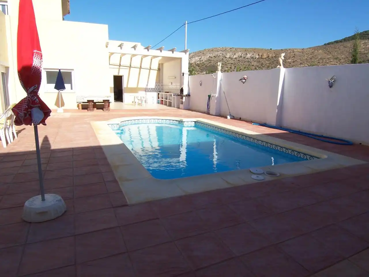 Piscina de Casa o xalet en venda en Cartagena amb Calefacció, Jardí privat i Terrassa