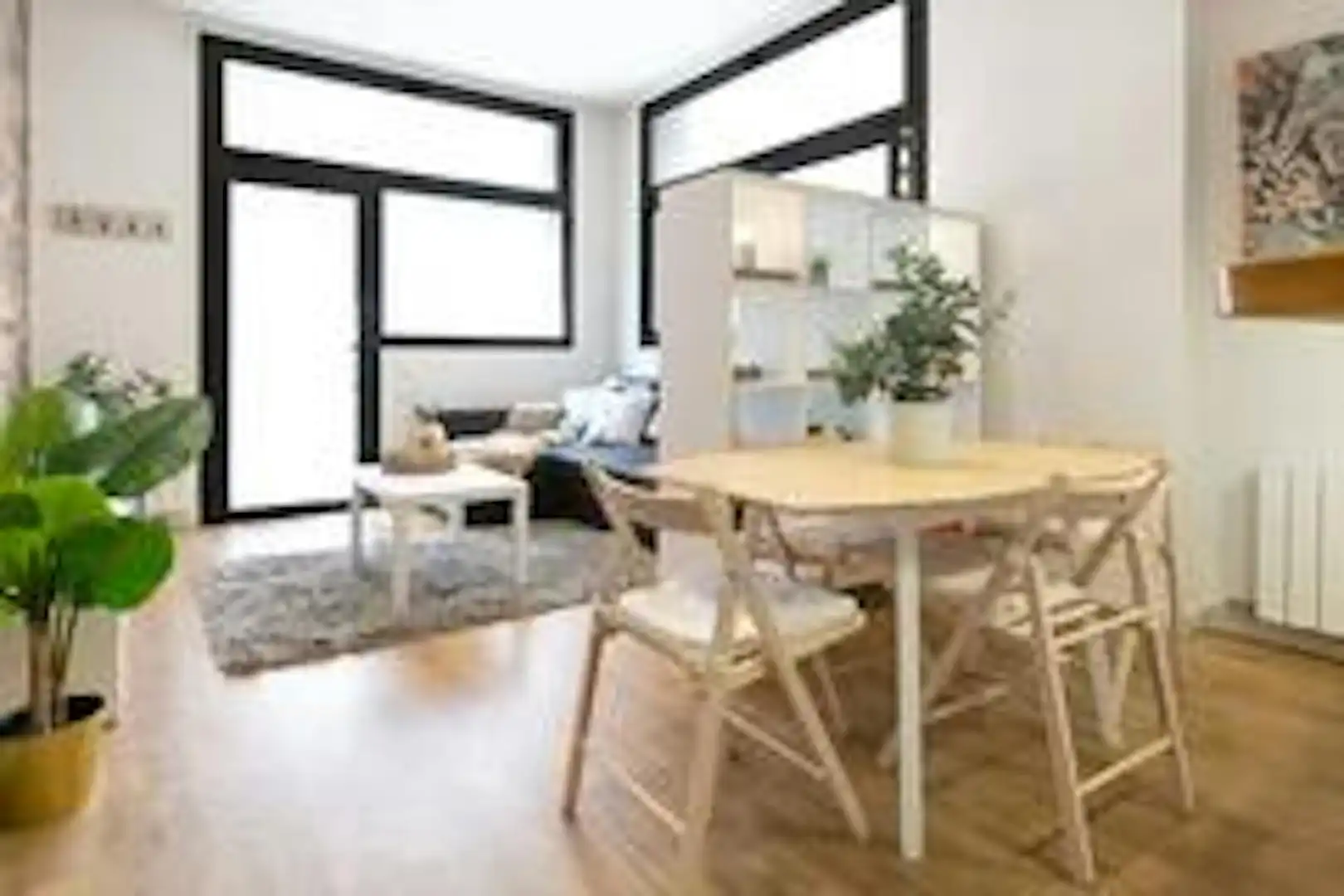 Living room of Flat for rent in Barcelona  with Furnished, Washing machine and TV